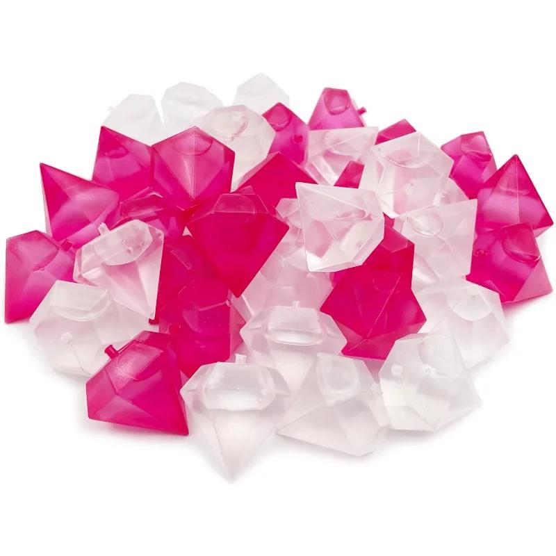 20Pcs Reusable Plastic Quick-Freeze Easy-to-Clean Fake Ice Cubes for Making Cold Appealing Drinks