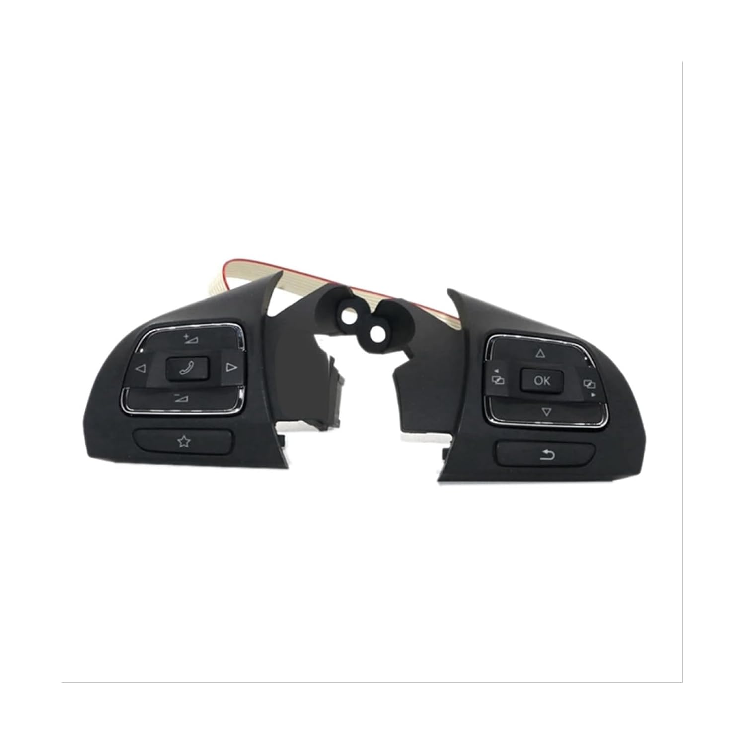 Car Multifunction Steering Wheel Switch Control Button, for Passat B7, for Sharan 2011 2012 2013 2014 2015 56D959537B 56D959538A