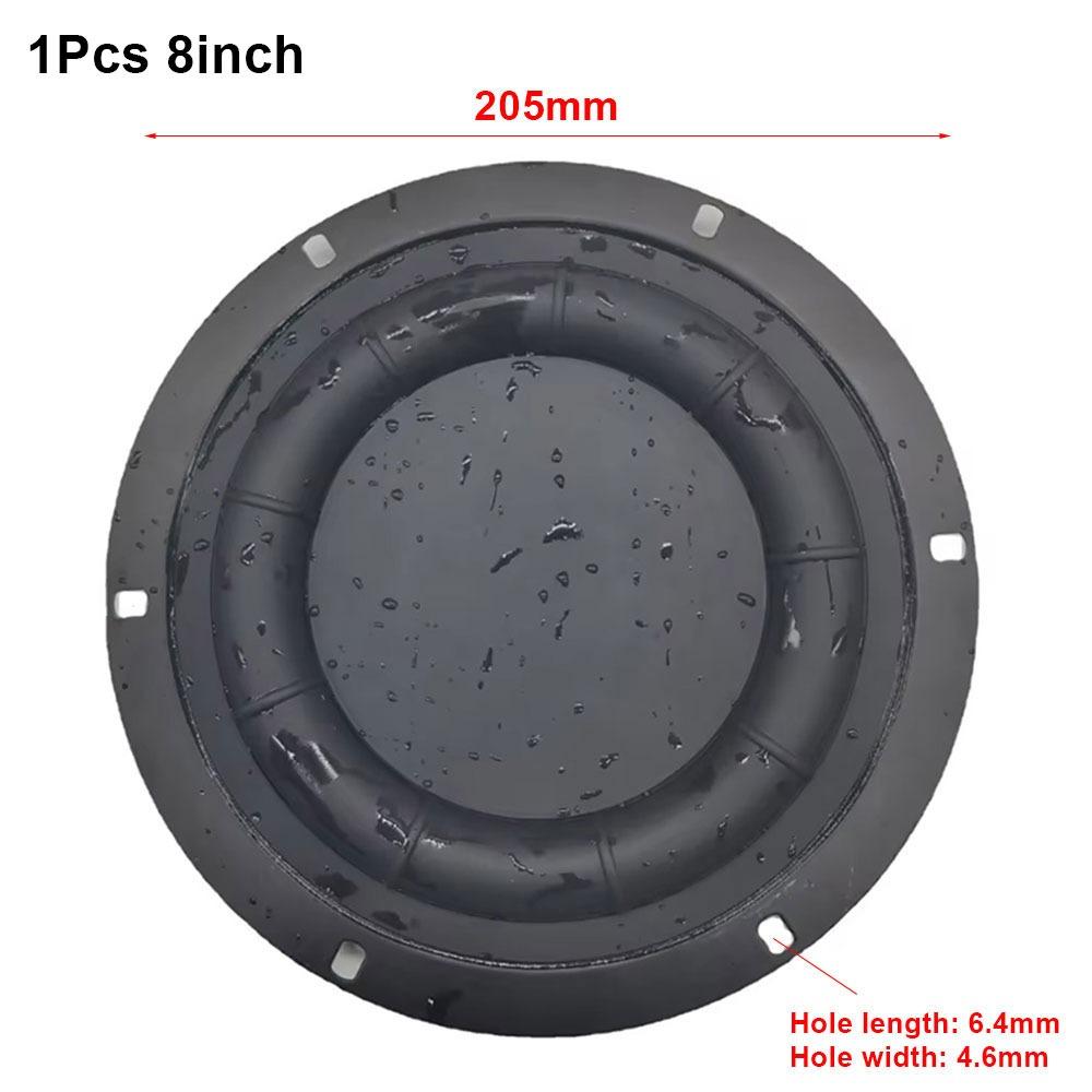 1Pcs 6.5/8inch Bass Diaphragm Silicone Bass Membrane Durable Vibrating Membrane Plate 1Pcs 8inch