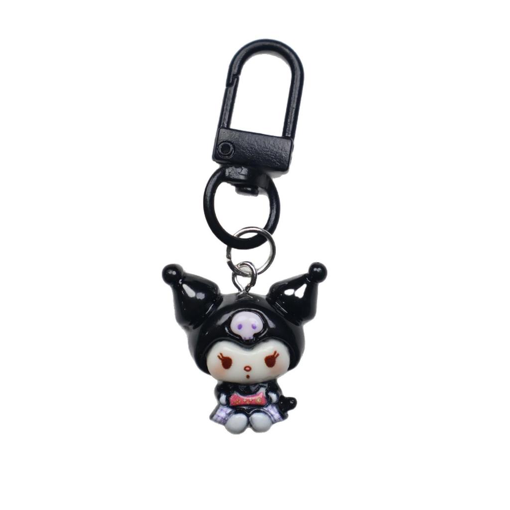 Cute Cartoon Resin Keychain: Sweet & Versatile Backpack accessory