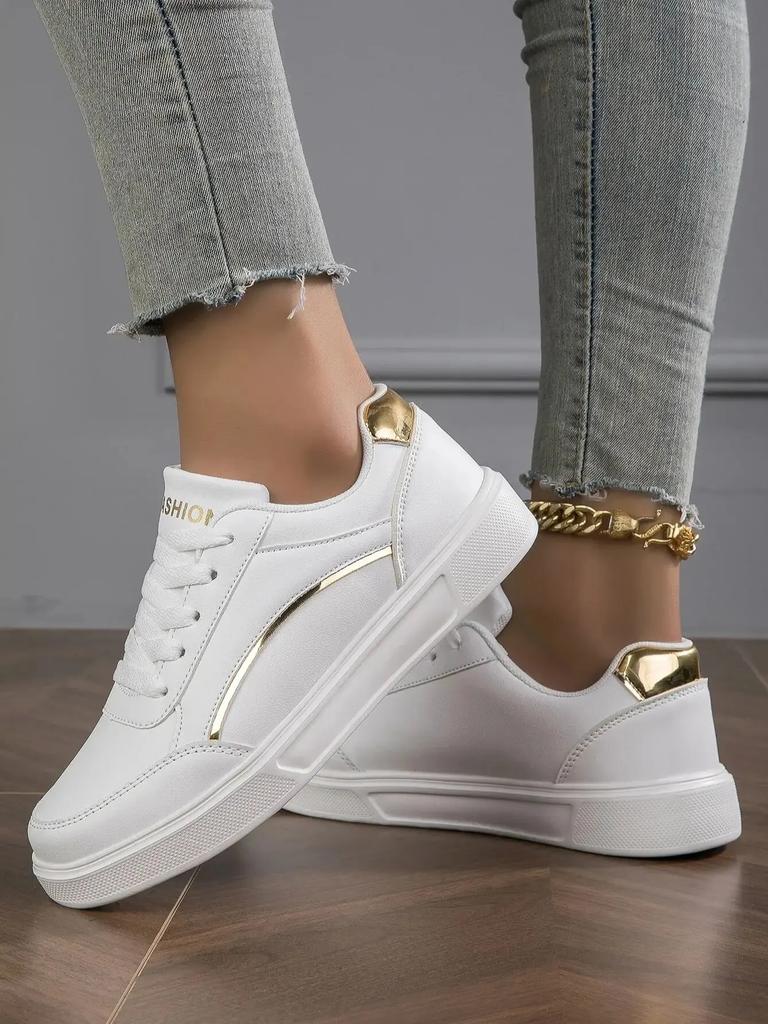 Fashion Women Casual Sneakers Leather Platform Sneakers for Women Classics Comfort Skateboarding Shoes Non-Slip