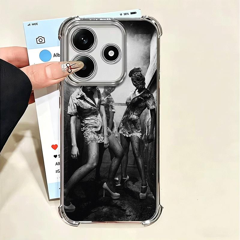 

Silent Hill Horror Theme Soft Phone Case For Xiaomi Poco X7 X8 Pro Max X6 X5 X3 F8 Ultra F7 M8 M7 M5S Redmi 15C 15A 15 14C 13C 1 Xiaomi Redmi 15C