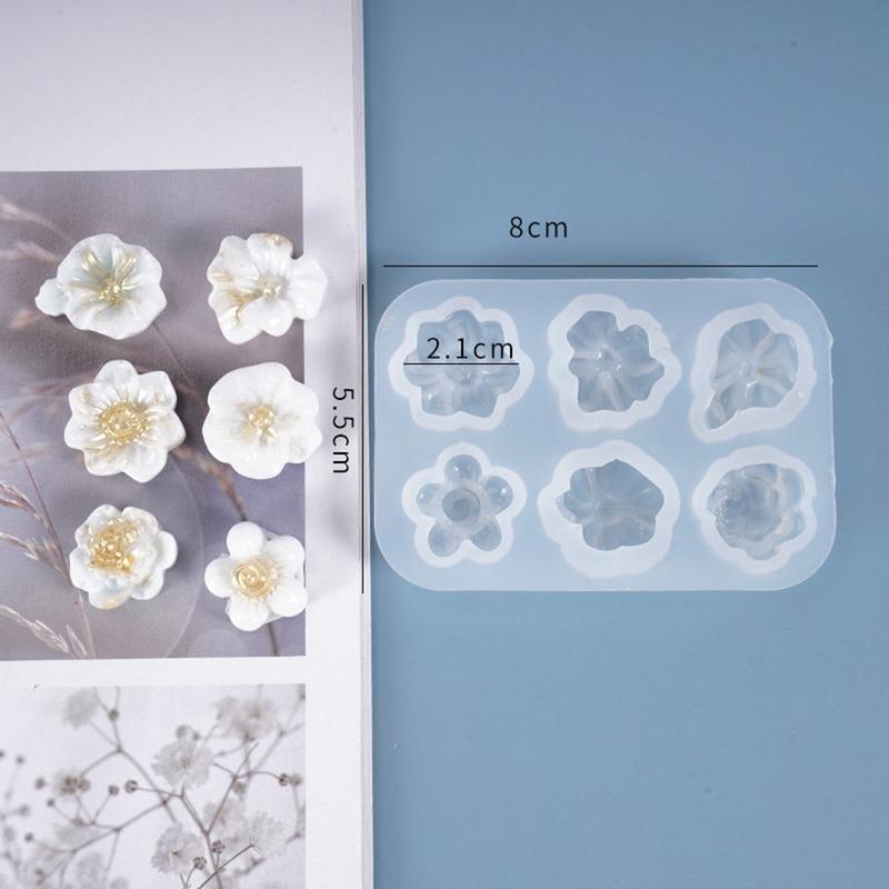 DIY Kristall Epoxy Form Kleine Blumen Dekoration Ganze Bord Multi-Spezifikation Daisy Silikon Form