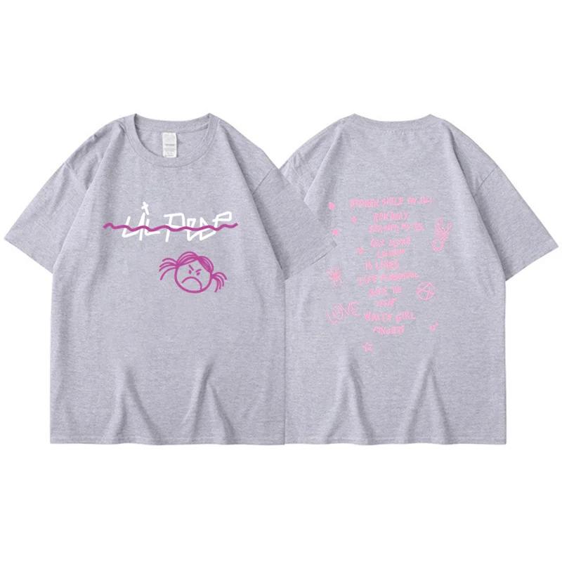Rapper Lil Peep T Shirt Men Women Fashion T-shirt Tshirt Kids Hip Hop Tops Tee Music Tshirt Boy Tees Mens Clothing Summer