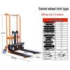 Manual Hydraulic Mini Pallet Stacker CN Plug (adapter Included)