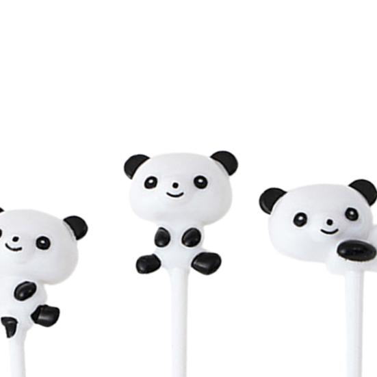 16Pcs Fruit Fork Easy To Clean Cute Panda Shape Food Dessert Picks Food-grade Bento Picks for Children