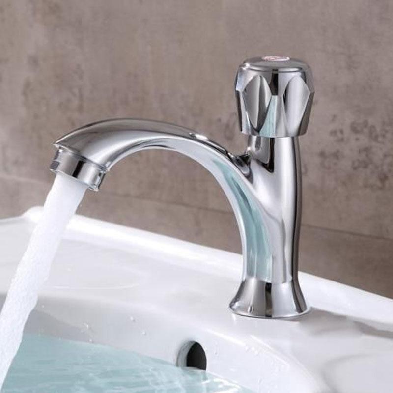 Thickened Washbasin Faucet Single Cold Water Faucet for Bathroom Sink Countertop Basin Household Single-hole Cold Water Faucet