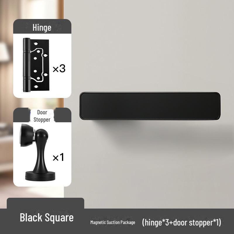 BAGB Italian Minimalist Silent Magnetic Door Lock for Indoor Bedrooms