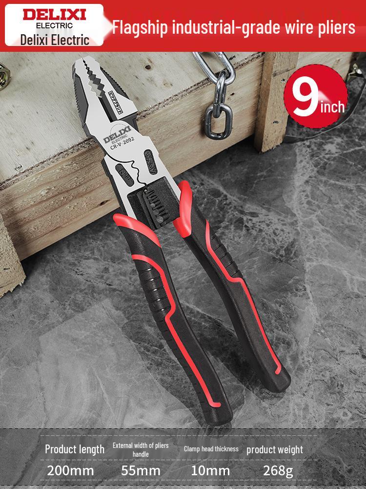 Delixi Explosion-Proof Multifunctional Tiger Pliers and Universal Wire Cutters