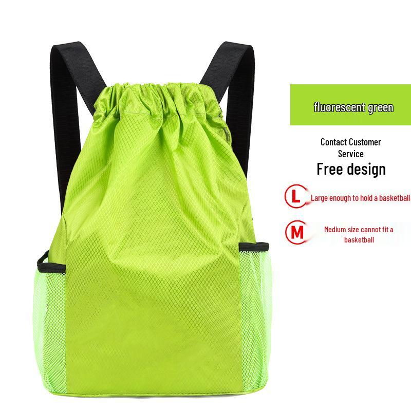 Portable Fitness Drawstring Backpack for Sports, Training, and Events