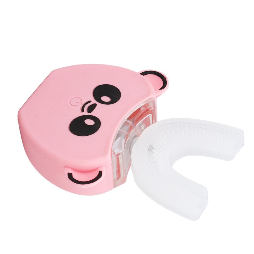 Kinder Automatische Elektrische Zahnbürste Silikon Smart Wiederaufladbare U Typ Mund Reiniger für 360