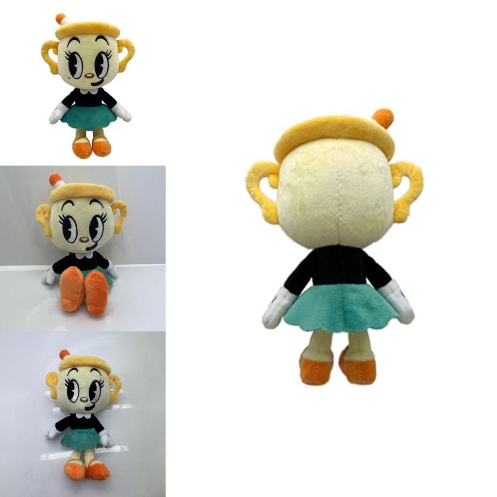 Brinquedo de Pelúcia Aventura Cabeça de Xícara Cuphead Para Crianças 9 pol.