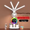 Oujiewang LED Folding Desk Lamp with Clock