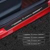 Car Door Sill Stickers Anti-scratch Decorative Trim For Nissan Sentra Serena Maxima Versa Juke Rogue Tiida X-trail Accessories
