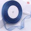 38Meter/Roll 1.5Cm Sheer Chiffon Ribbon For Handmade Bow Craft Wedding Christmas Decoration Diy Card Gift Wrapping
