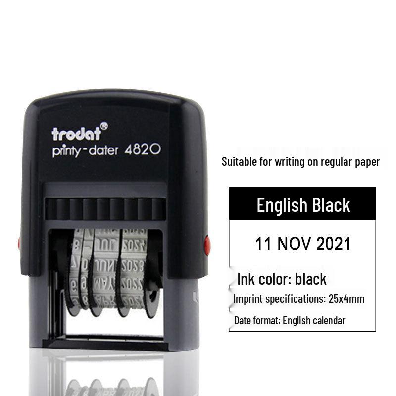 Zhuoda 4810 Automatic Adjustable Date Stamp with Ink Dispensing