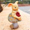 Animal Mushroom Ornament Figurine Garden Resin On for Fairy Garden Flowerpot