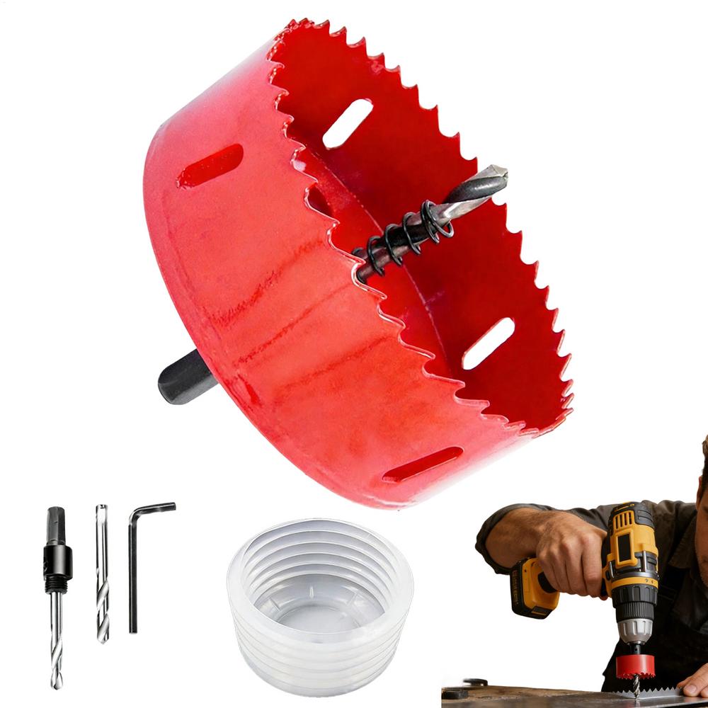 Hole Saw With Dust Collector Hole Drilling Saw Accessories Drill Dust Collector For Home Improvement Woodworking Metalworking