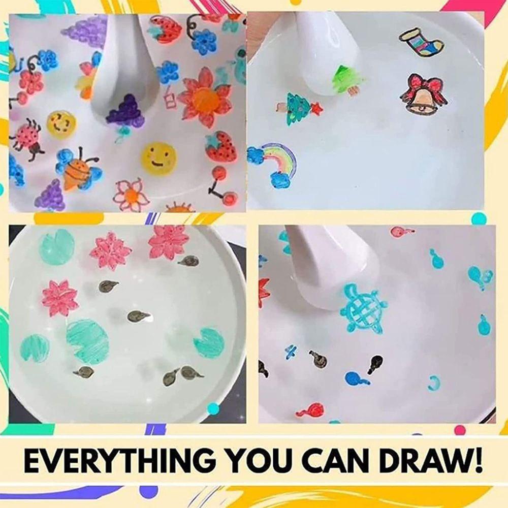 Spoon Water Drawing Colorful Mark Pen Doodle Pen Magical Water Painting Pen Whiteboard Markers