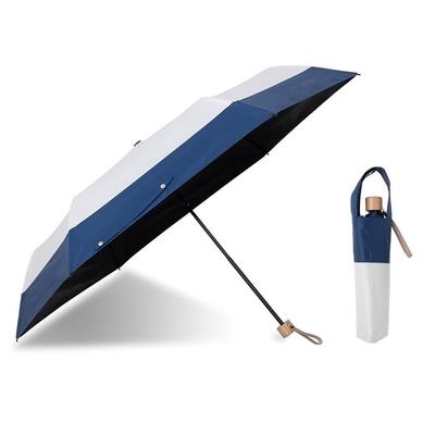 Ogawa Folding Completely UV Heat Water For Both Sunny and Rainy Family Cynthia 54617 Parasol, Umbrella, Women's Umbrella, Off-White, Navy, Blackout,