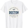 Vintage Retro Styl Boston Tričko