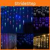 96 Led 35m Icicle Hanging Curtain Window Light Fairy String Xmas Decors Home