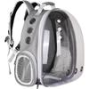 Panoramic Pet Backpack: Portable, Transparent Double Shoulder Carrier for Cats
