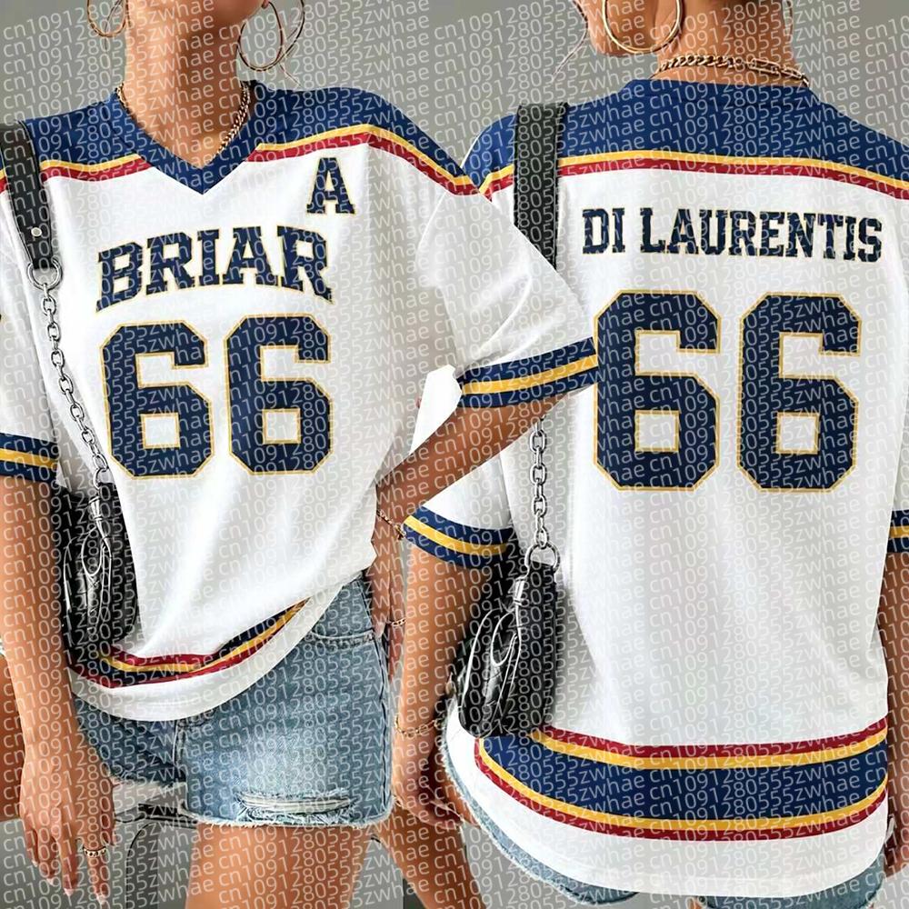 Huiteng12 TV-drama Off Campus Briar University Jersey Graham 44 22 DI LAURENTIS 66 Tucker 46 T-shirt Unisex Streetwear Los Zomer Top 5XL