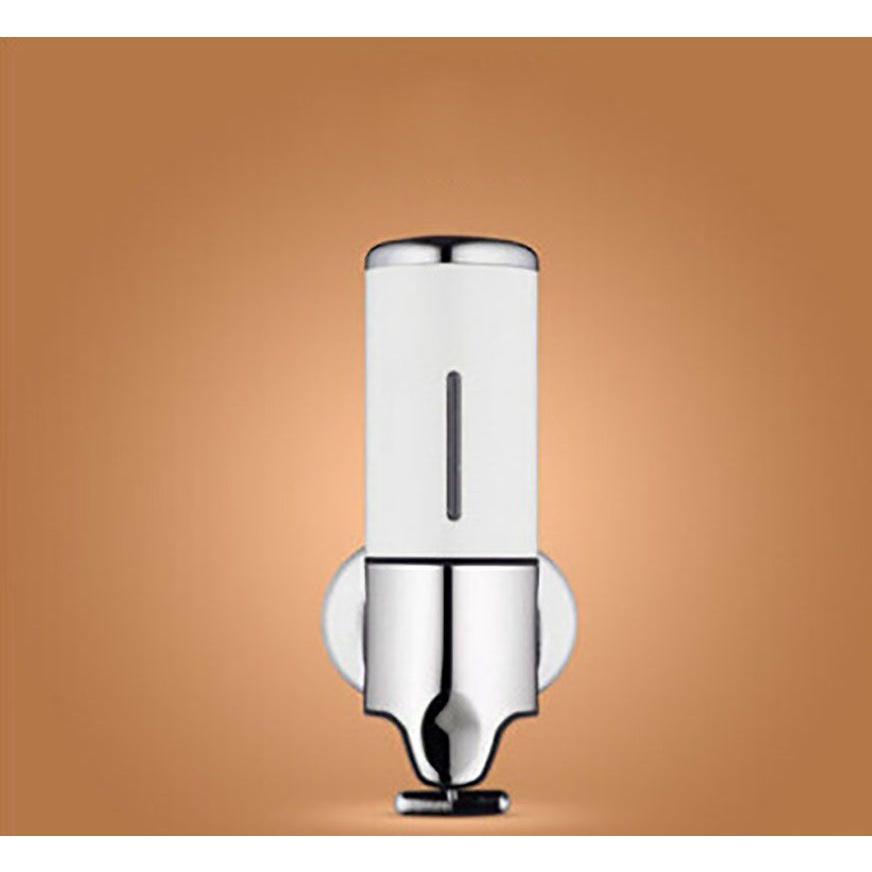 

Настенный дозатор для мыла из нержавеющей стали 500 мл, душевой насос для ванной комнаты отеля White