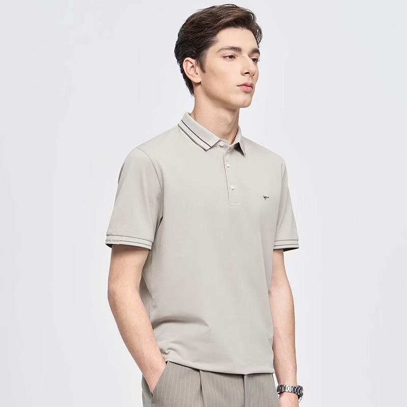 SEPTWOLVES Men's Business Casual Smooth POLO Shirt