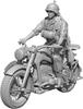 Sol Model WWII German KS750 Military Motorcycle with 1 Motorcycle 3D Printer MM877 1/35 Soldier, Kit, (Motorcycle)
