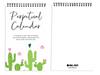 Inkdotpot Cactus Perpetual Calendar, Important Dates to Remember- 6x9 Monthly and Daily  Journal for Special Days