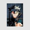 DIY Bar Home Decor Mural White Paper Classic Anime Black Clover Yami Posters HD Prints Living Room Decoration Painting Pictures Gifts