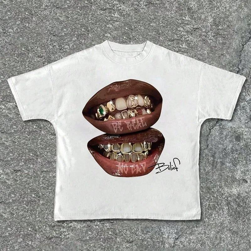 

Shortsleeved Tshirt with Short Sleeves for Men Trendy Summer Brand Ins Fashion Trend Loose and Vintage Style New Design L