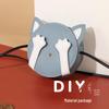 Torba crossbody dla kota w stylu koreańskim DIY dla kobiet - Ręcznie robiona i wszechstronna