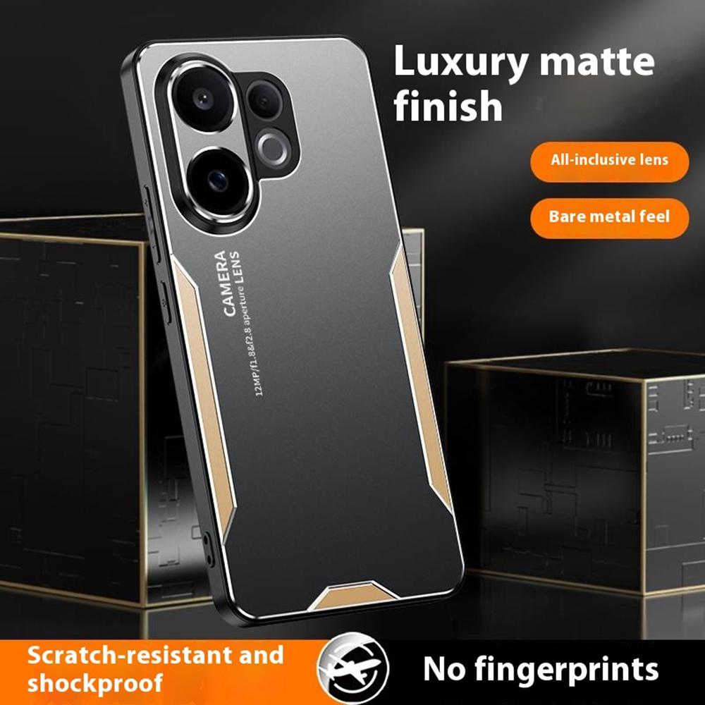 For vivo V60 5G Phone Case Aluminium Alloy TPU PC Back Cover