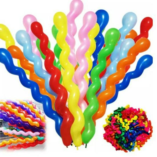 

Thick Spiral Twist Dragon Balloon - Irregular Shaped Screw Balloon for Nightclub & Bar KTV Decoration