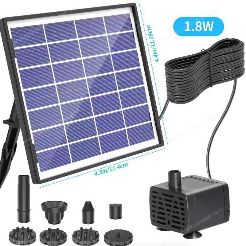 Solar Rockery Water Feature: Automatic Fountain Pump for Fish Pond and Courtyard Landscaping.