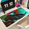 Japanese Samurai Tree Sun Mousepad Animation Office Student Gaming Thickened Large Writing Pad Non-slip Cushion Mouse Pad for Te