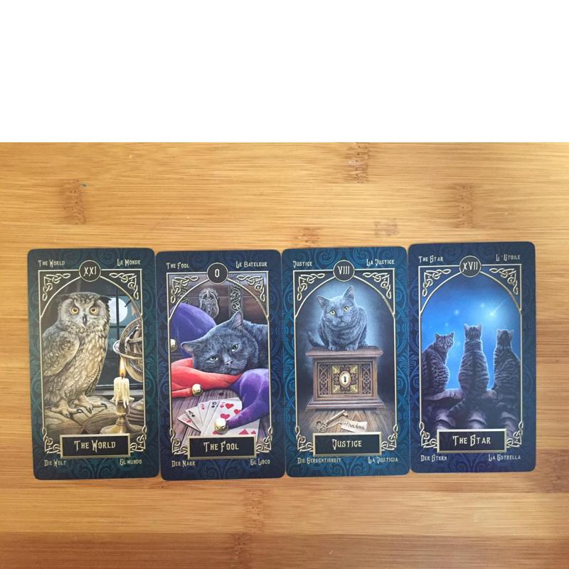 Familiars Tarot Deck Leisure Party Board Game Fortune-telling Prophecy Oracle Cards