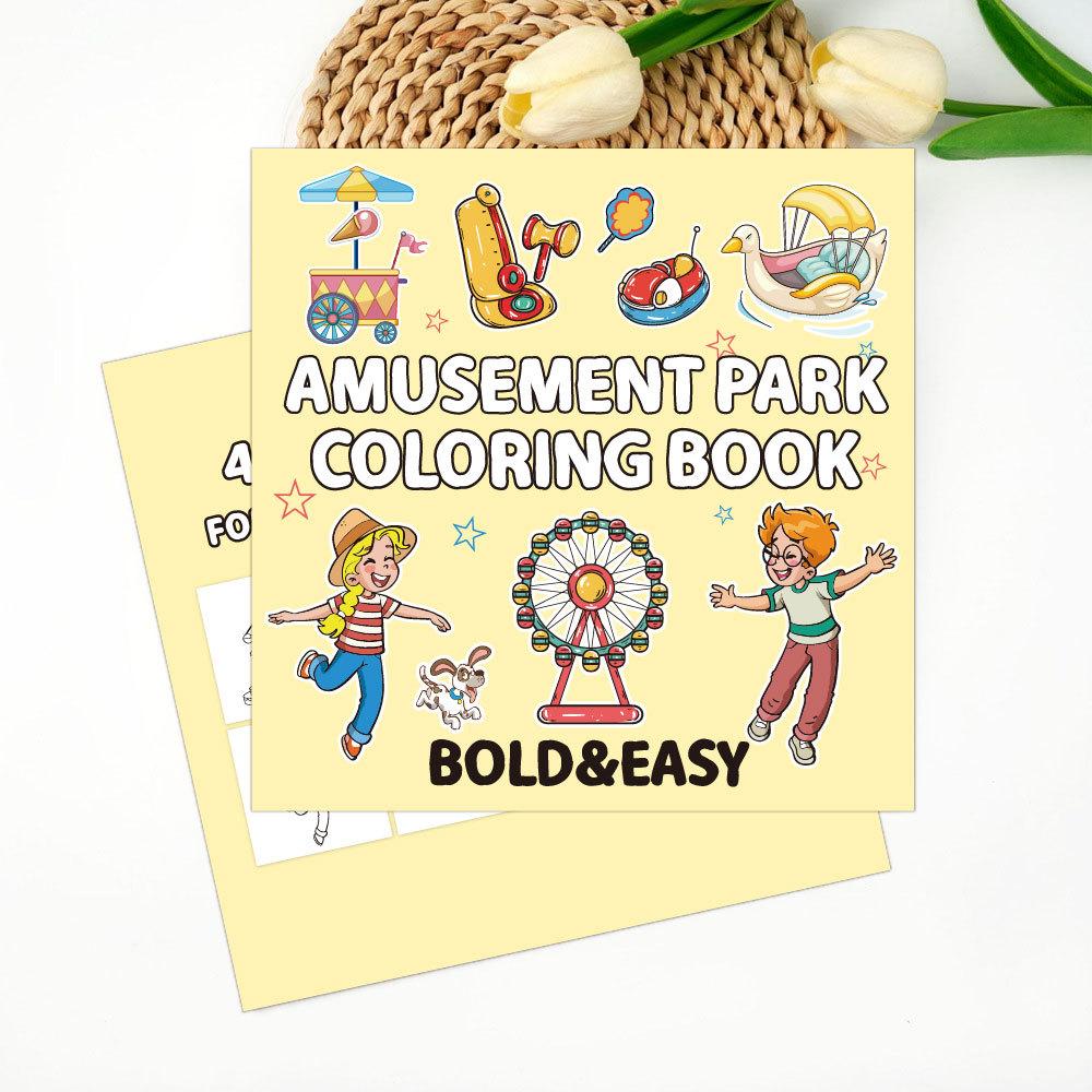 40 de pagini Mâncare Fructe Carte de colorat Desene animate Doodles Activitate de artă creativă Copii Desenează Jucărie de pictură