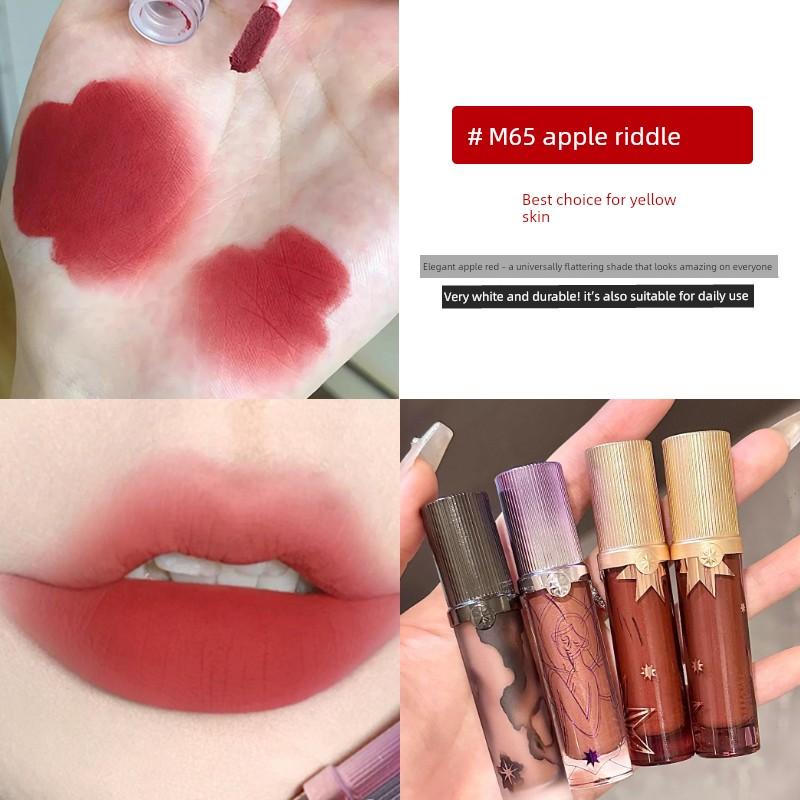 Girlcult Constructive Love Story Matte Lipstick Misty Brown Nude Lip Glaze Red Sandalwood Fennel Fairy