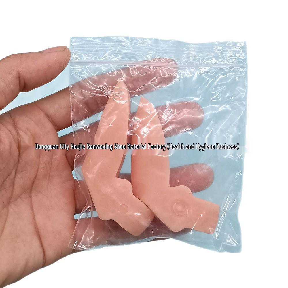 Double-Toe Soft Silicone Separator for Hallux Valgus and Varus Correction