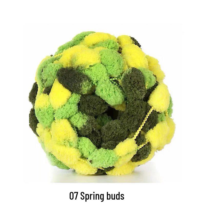 Bean Bean Hand-Knitted Thick Yarn Ball for DIY Projects: Large Ball for Carpets, Cushions, and Woven Blankets