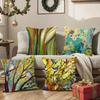 Abstract Colors And Elegant Lark Pillow Case Sofa Living Room Bedroom Headboard Backrest Cushion Square Cushion