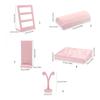 Pink Jewelry Display Props Elegant Jewelry Stand Velvets Fabric Material Jewelry Display Tray for Rings Earring Necklace