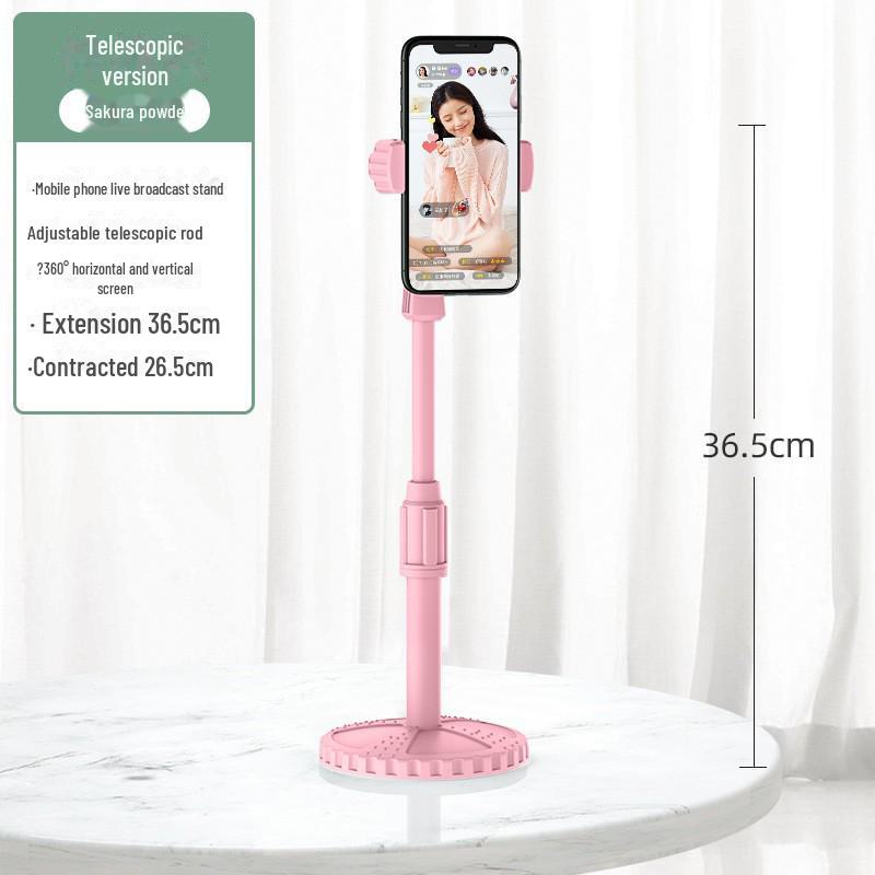 Invisible Mobile Phone Stand: Retractable Desktop Holder for Lazy Live Streaming and Online Classes