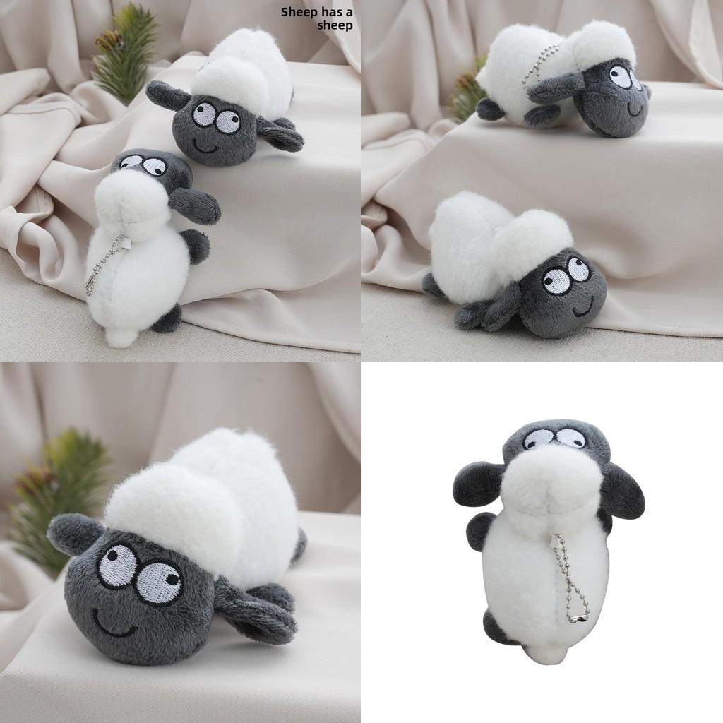 Plush Little Lamb Toy Keychain With Pp Cotton Filling For Kids Gift