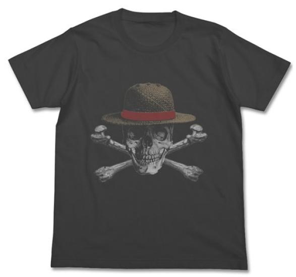 One Piece Straw Hat Pirates Skull Sumi M size T-shirt