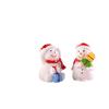 Ornements de Noël à faire soi-même: Mini Figurines & Décorations de Bureau - Poupées Père Noël & Bonhomme de Neige